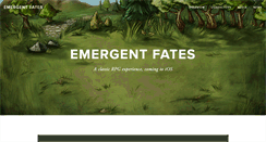 Desktop Screenshot of emergentfates.com